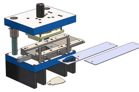 sheet metal press tool design|press tool design in solidworks.